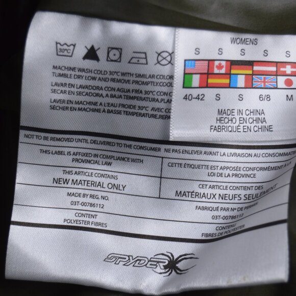 Spyder Women's Winter Puffer Jacket Coat Size Small Sm S NWT $229 Ski Outdoor - Picture 14 of 16